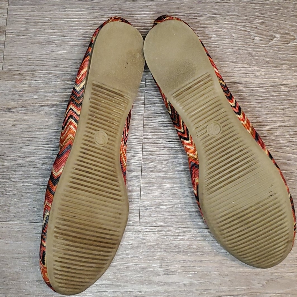 Mossimo Multi-Color Strip Flats - Picture 9 of 10